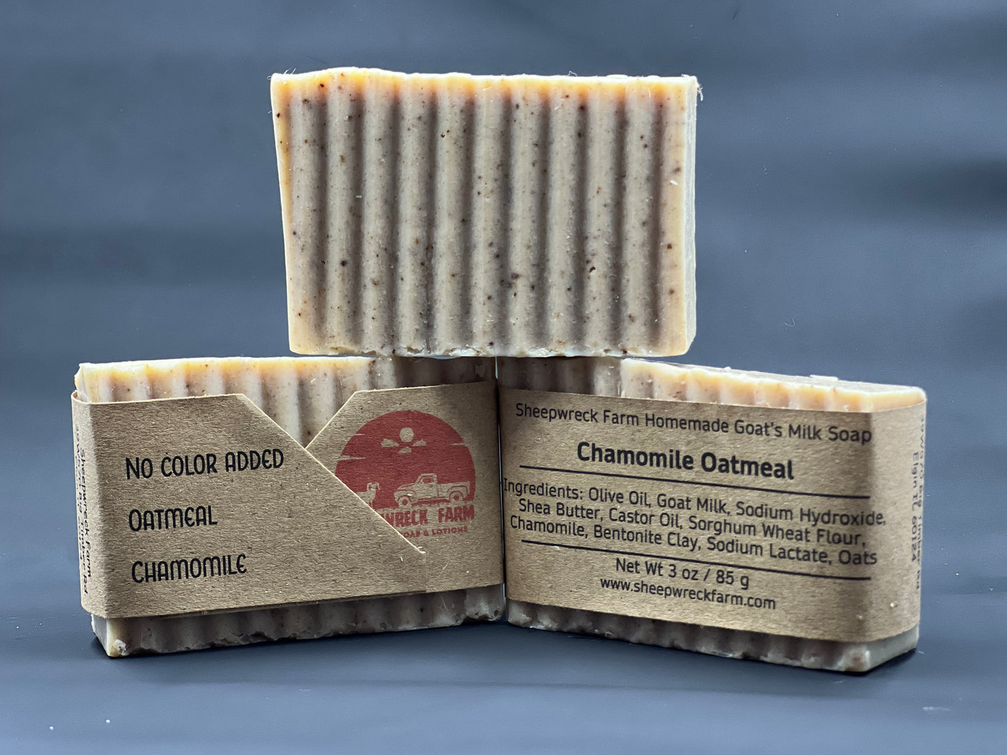 Oatmeal Chamomile Goat Milk Soap